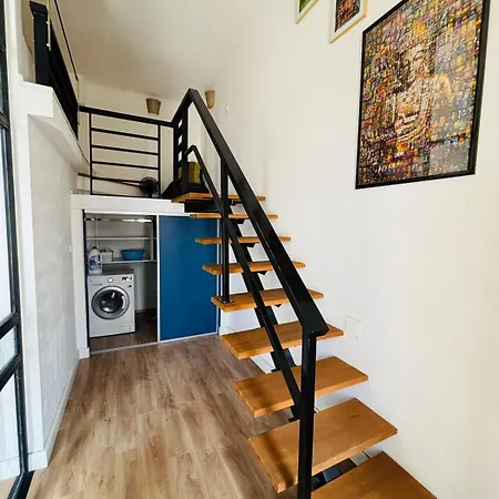 Stylish Loft With Ac Near Opera דירה בודפשט
